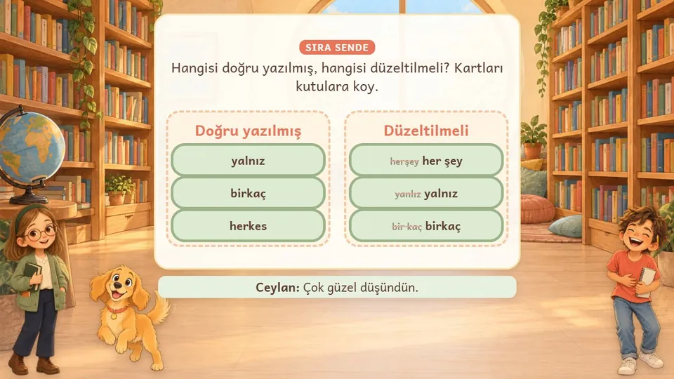 Hata Avcısı dersinden bir an